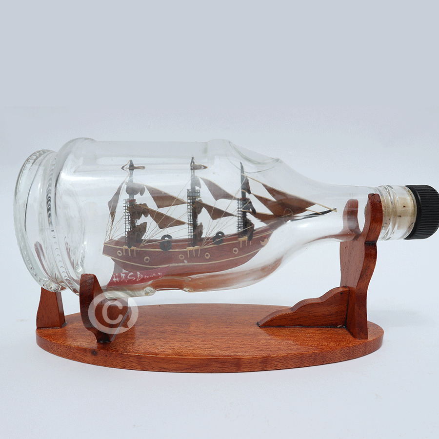 Bottles Boat Model