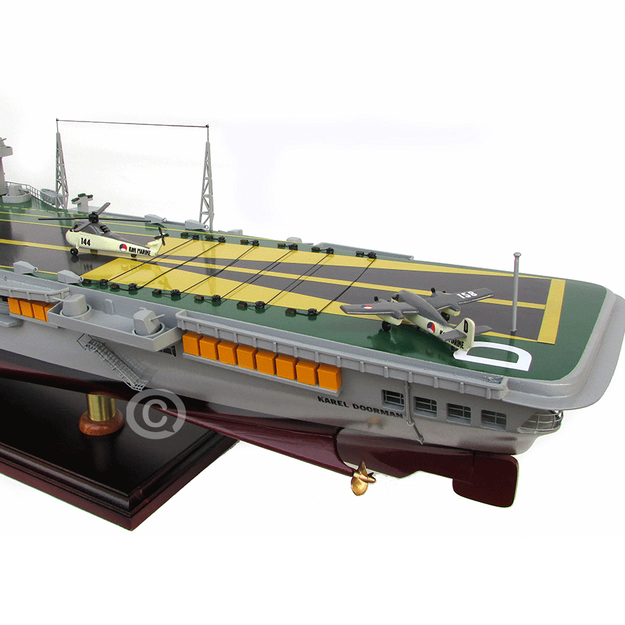 Karel Doorman Warship Model