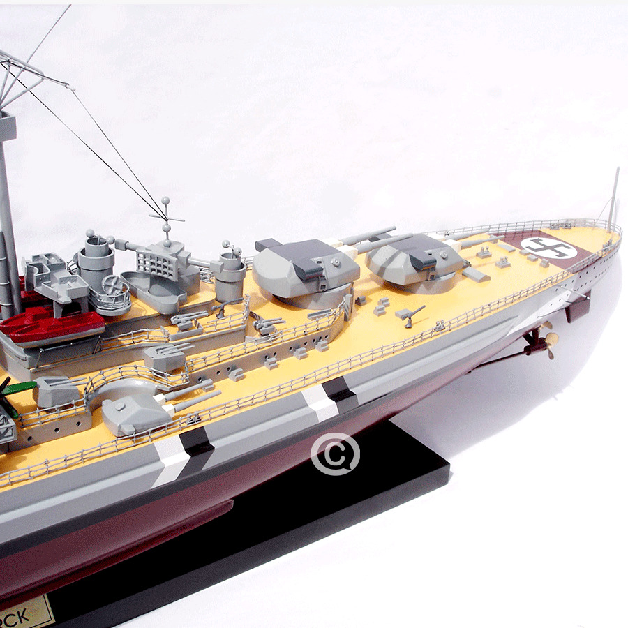 Bismarck Warship Model