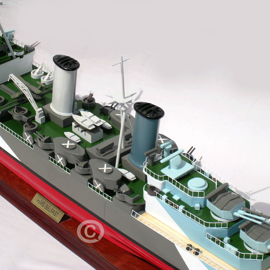 Hms Belfast Warship Model