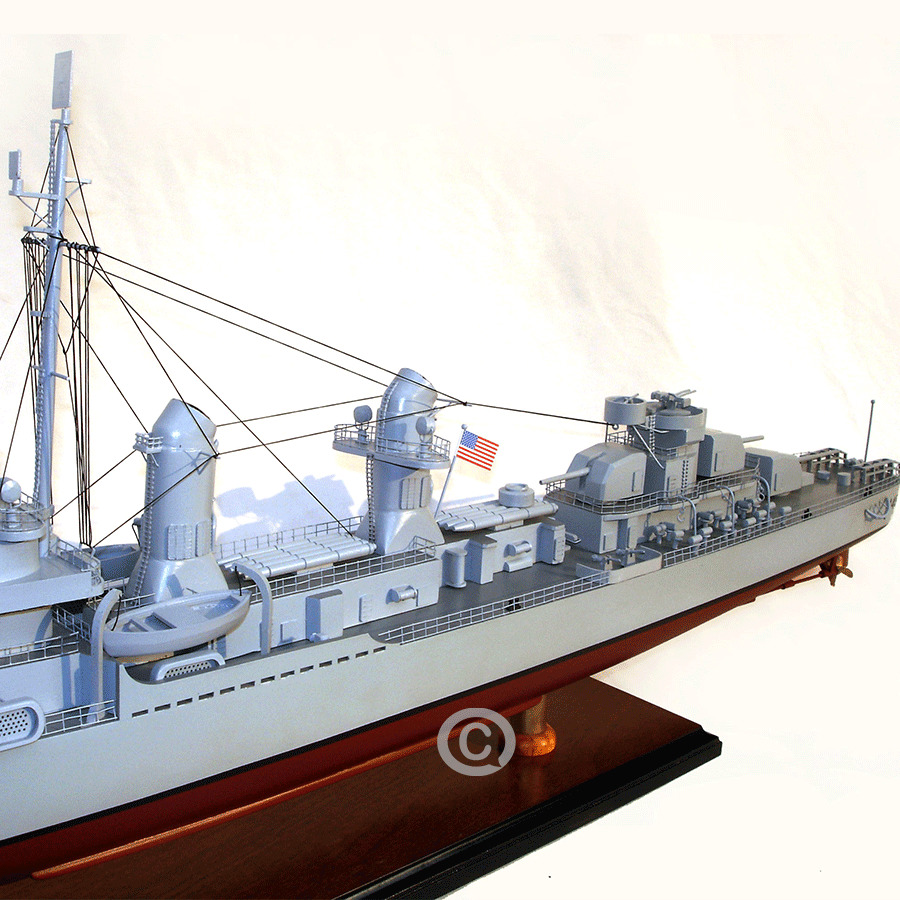 Uss Fletcher Warship Model