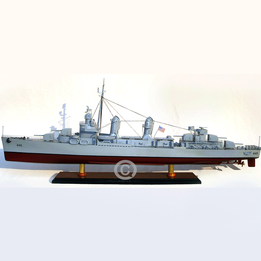 Uss Fletcher Warship Model