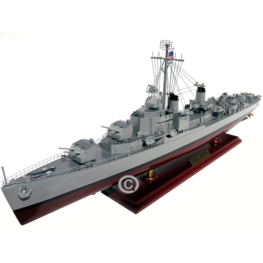 USS Gearing Class Fletcher Warship Model