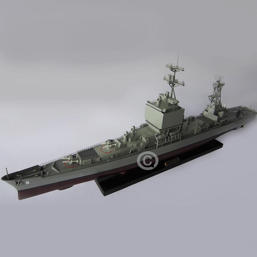 Uss Long Beach Warship Model