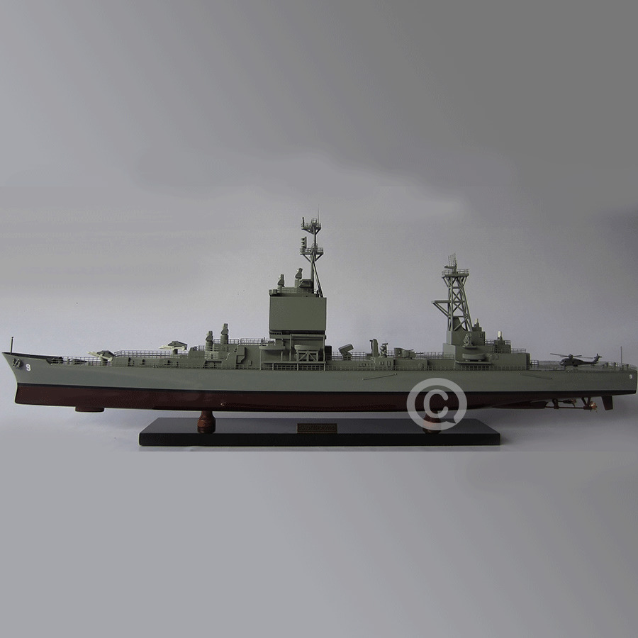 Uss Long Beach Warship Model