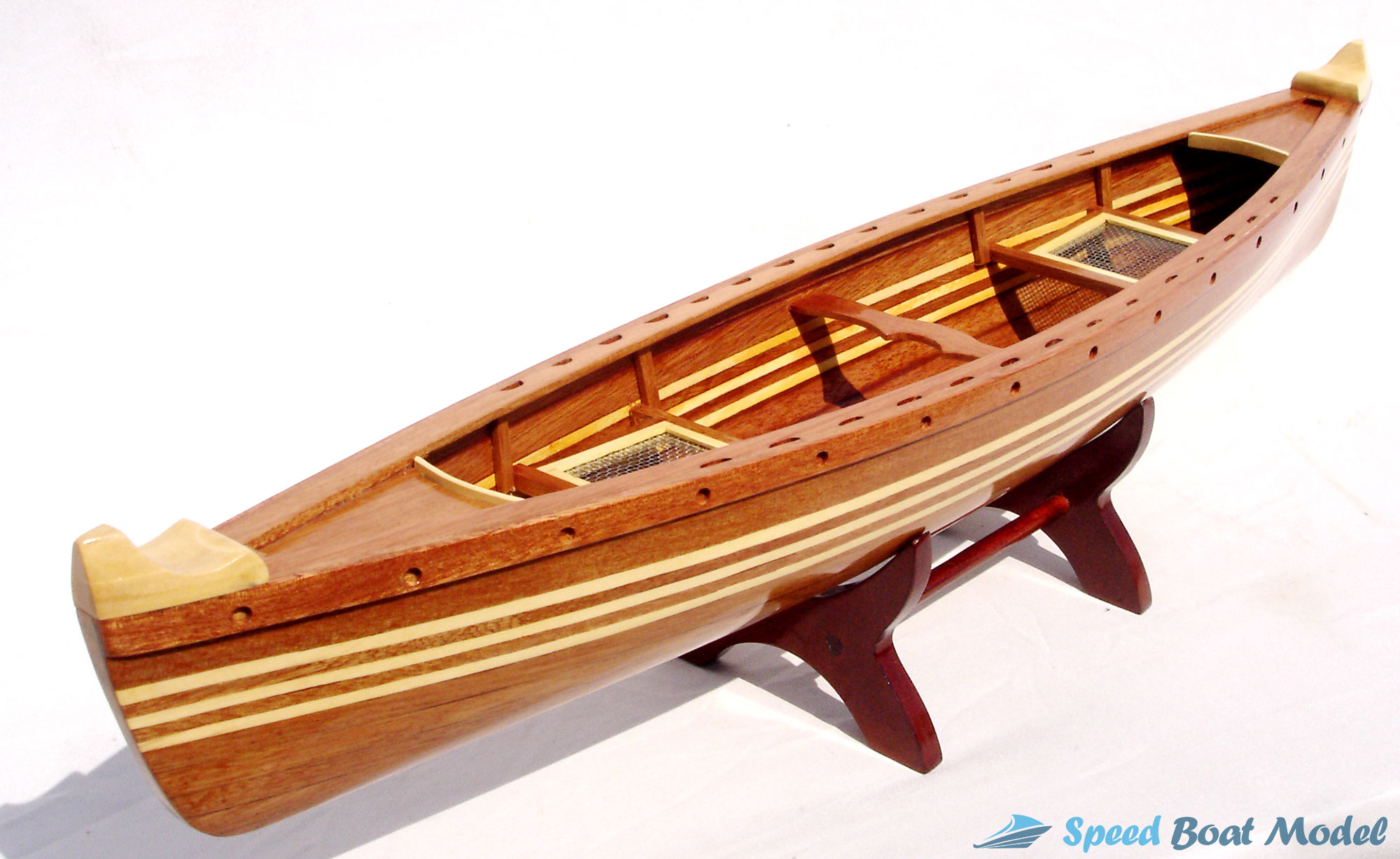 Canadian Canoe Traditional Boat Model