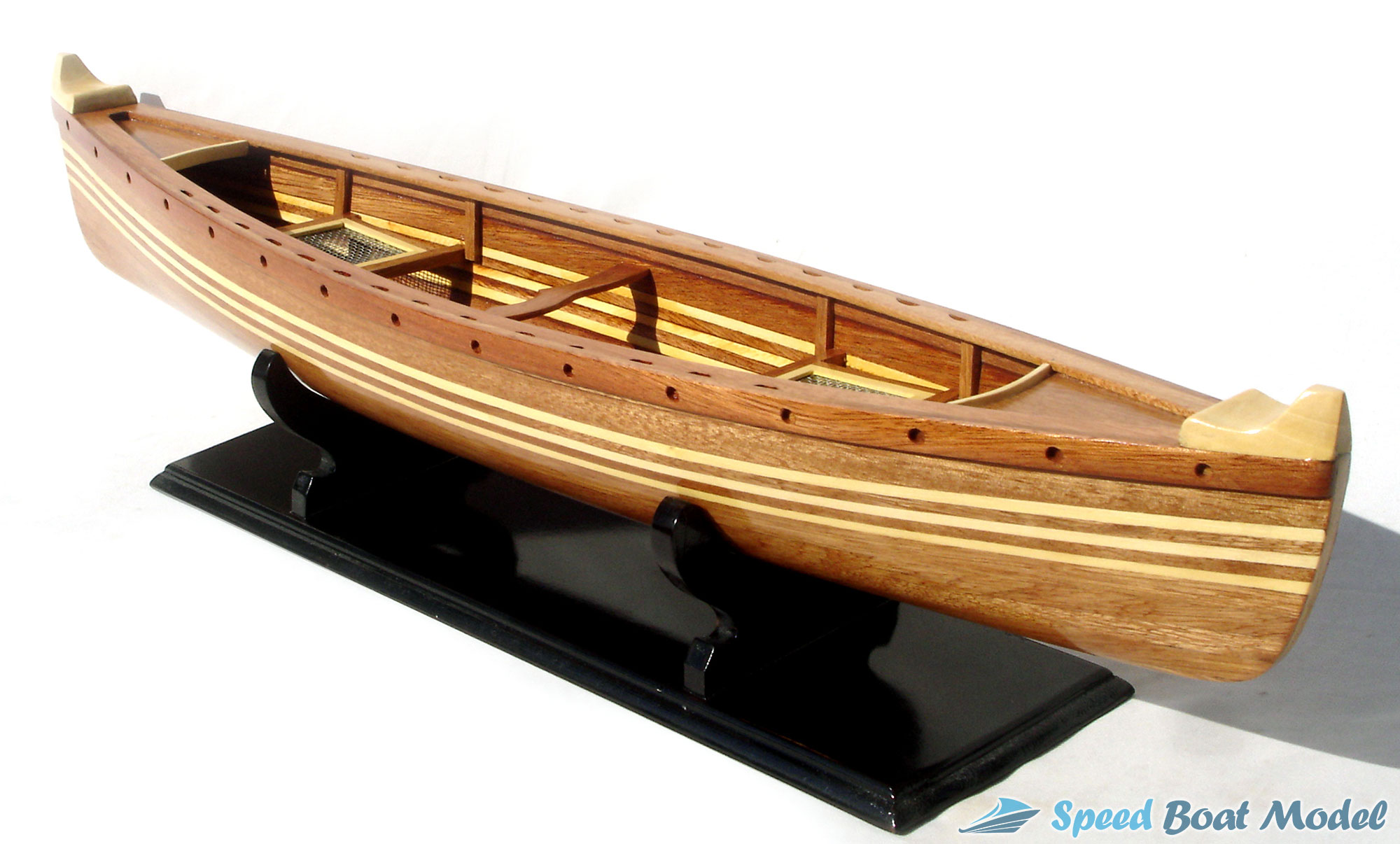 Canadian Canoe Traditional Boat Model