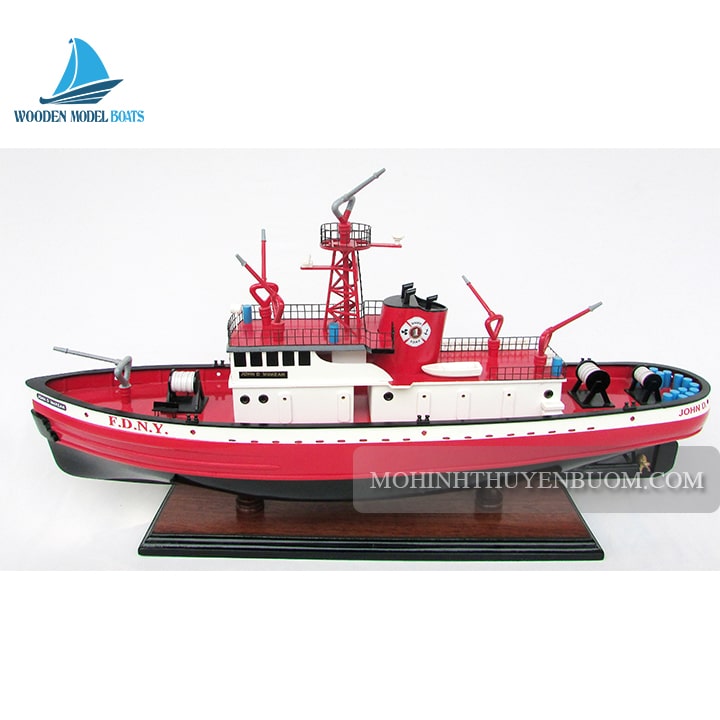 Commercial Ship John D Mc Kean Fire Boat