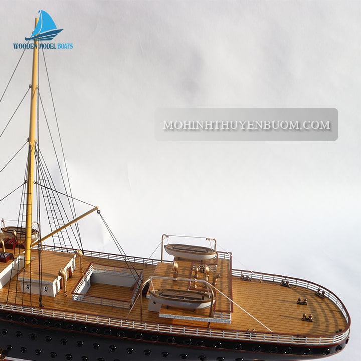 Ocean Liner Rms Campania Model Lenght 100 24 Ocean Liners Rms Campania