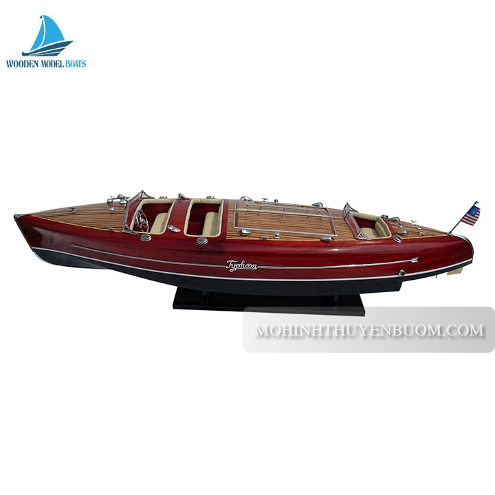 Classic Speed Boats Typhoon Painted
