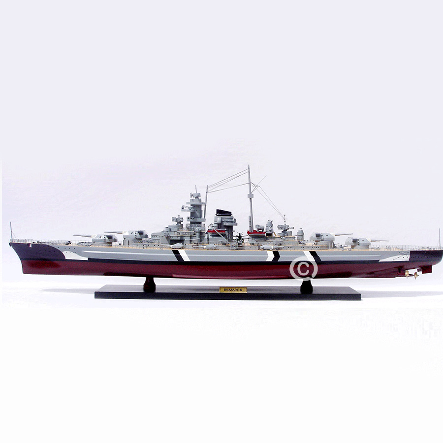 Bismarck Warship Model 