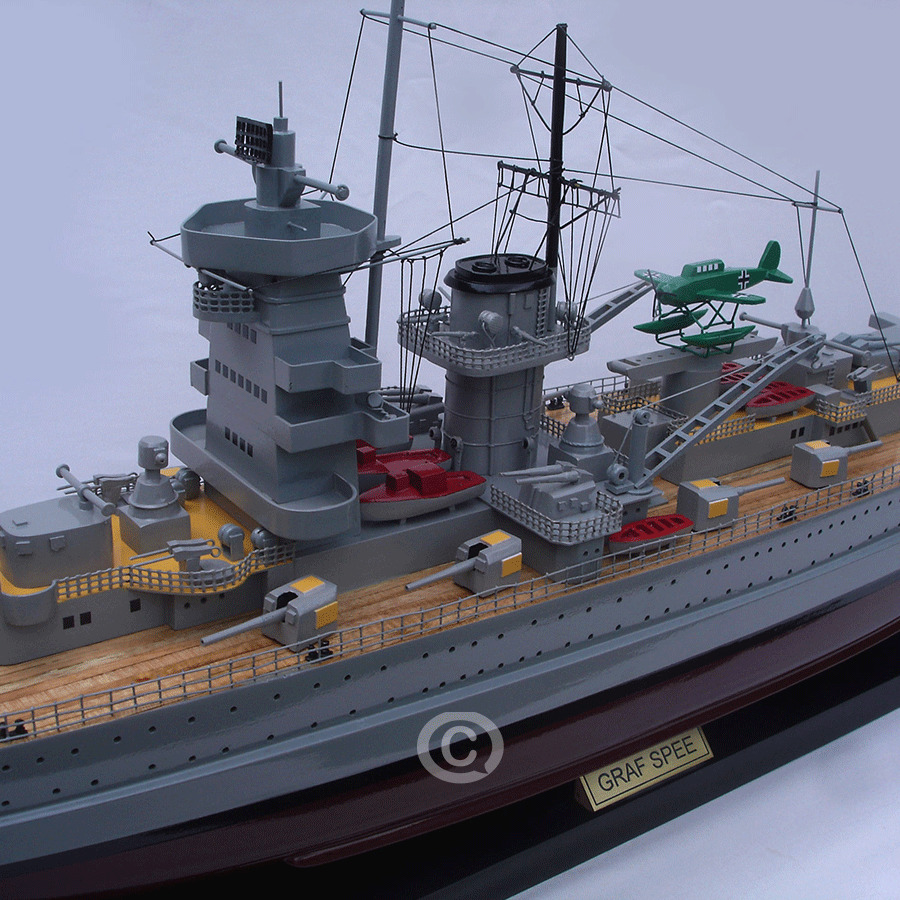 Graf Spee Warship Model