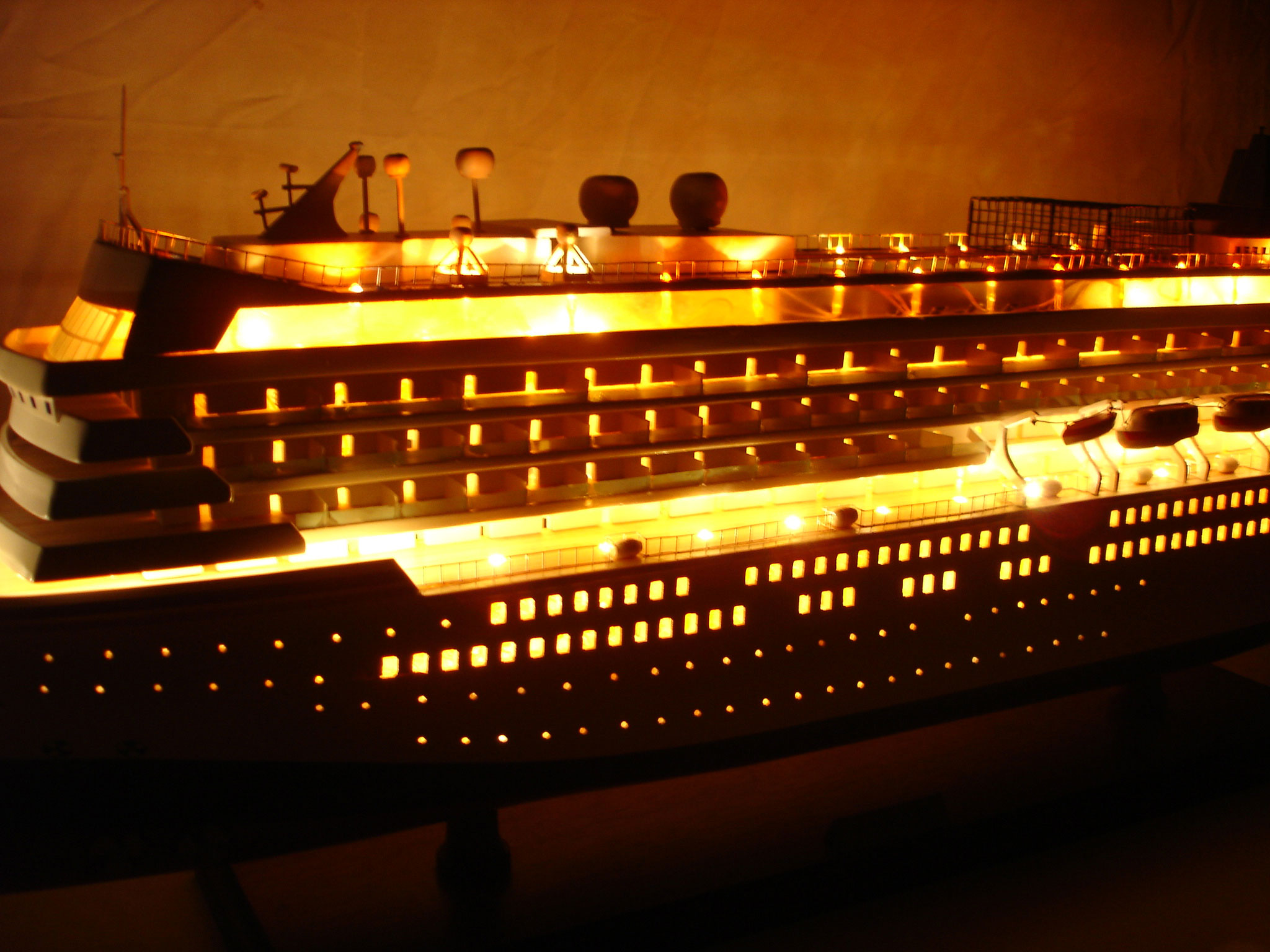 Asuka Ii Boat Model With Light
