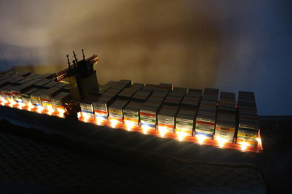 Emma Maersk Boat Model With Light