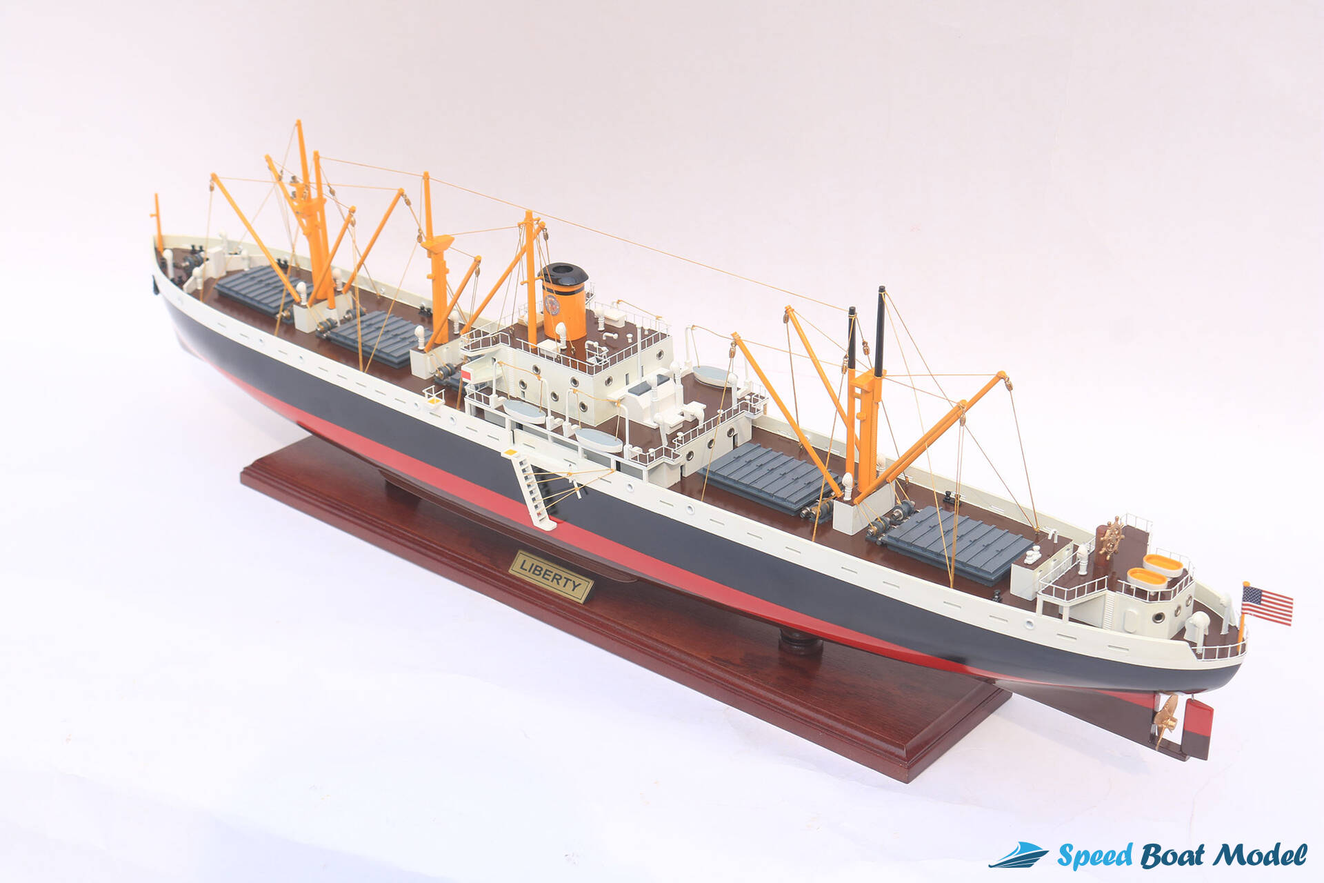 Liberty Commercial Ship Model (4) Speed Boad Model