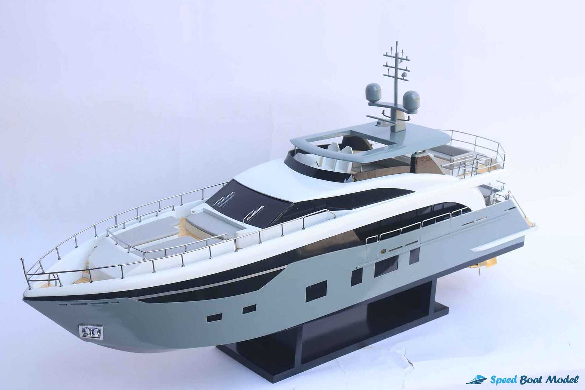 Princess 35m (grey) Modern Yacht Model 37 (10) Speed Boad Model