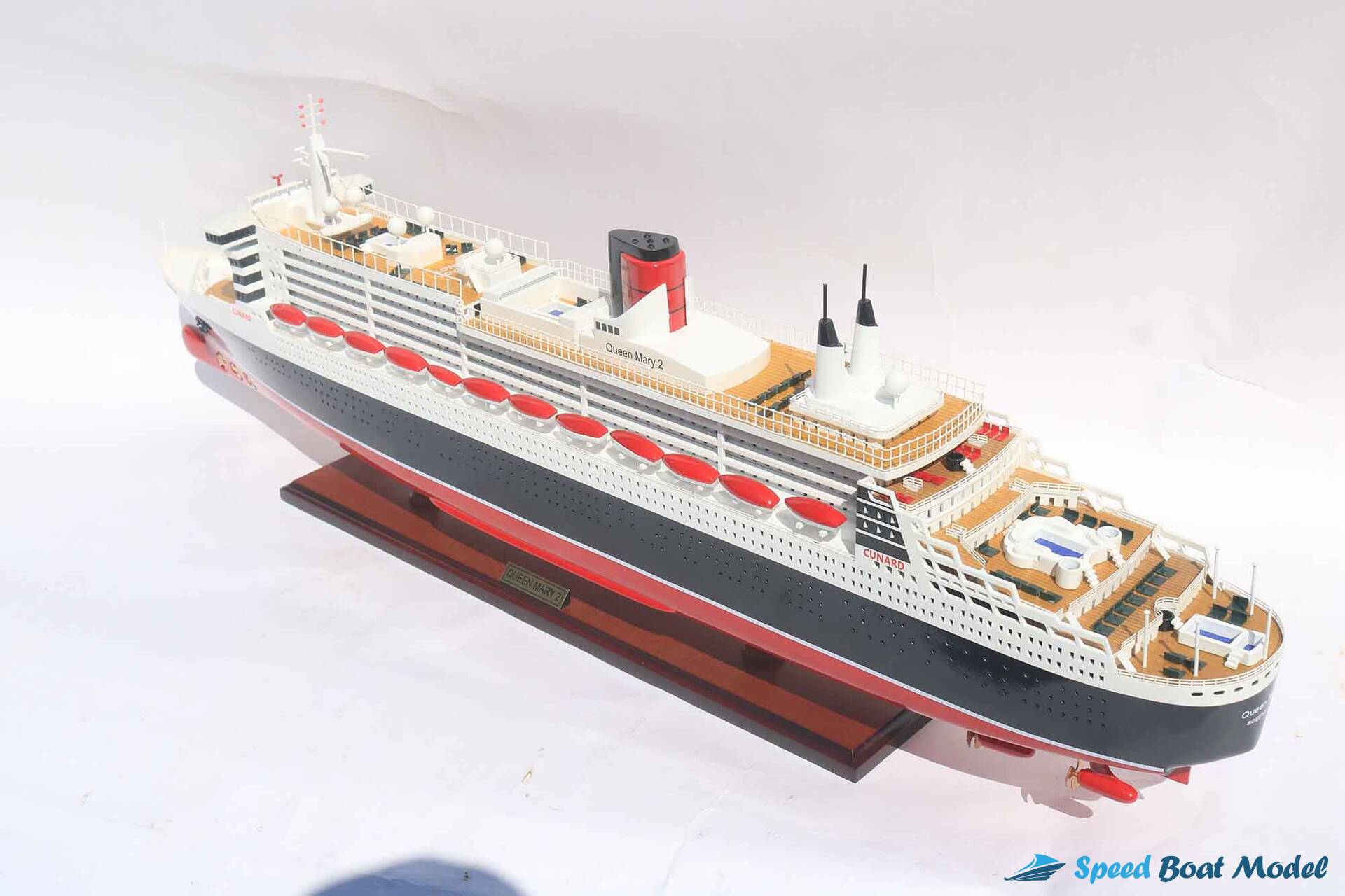 Rms Queen Mary 2 Cruise Liner Model (7) Speed Boad Model