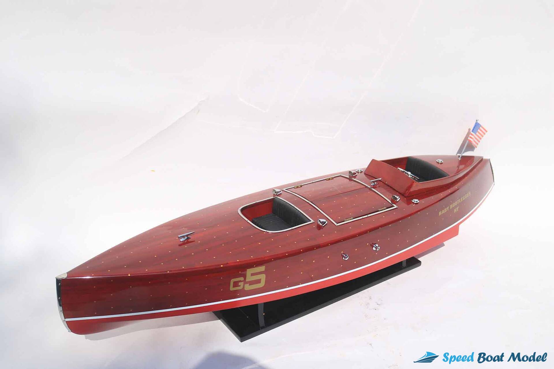 Baby Bootlegger Ready For Rc Boat Model (11) Speed Boad Model