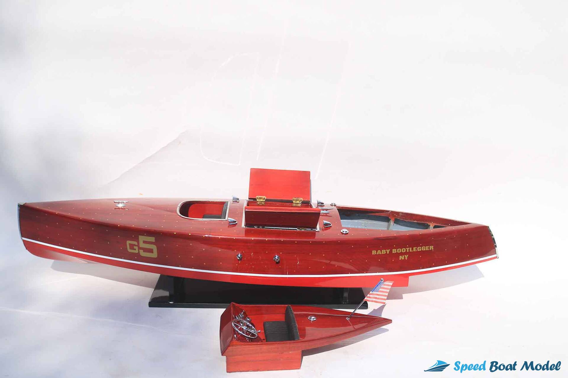 Baby Bootlegger Ready For Rc Boat Model (3) Speed Boad Model