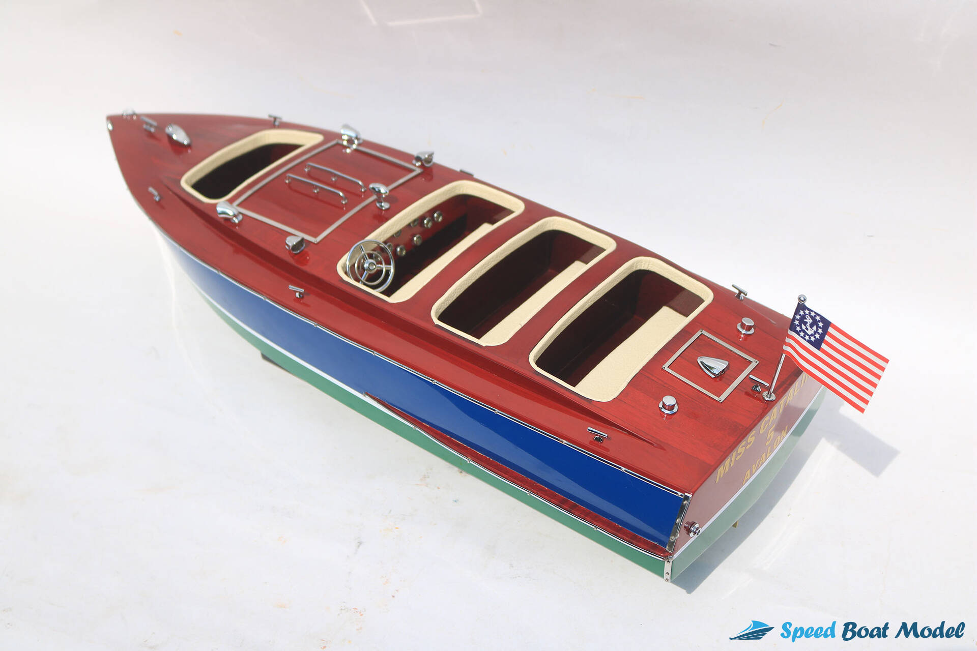 Miss Catalina 5 Avalon Speed Boat Model (7) Speed Boad Model