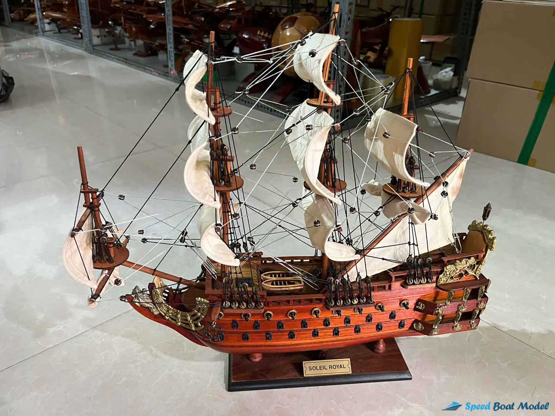 French Ship Soleil Royal Model (10) Speed Boad Model